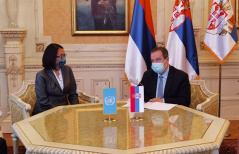 17 May 2021 The National Assembly Speaker and the Director of the United Nations Office in Belgrade